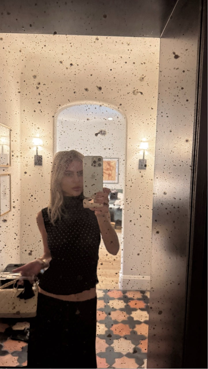 polka dot skirt set