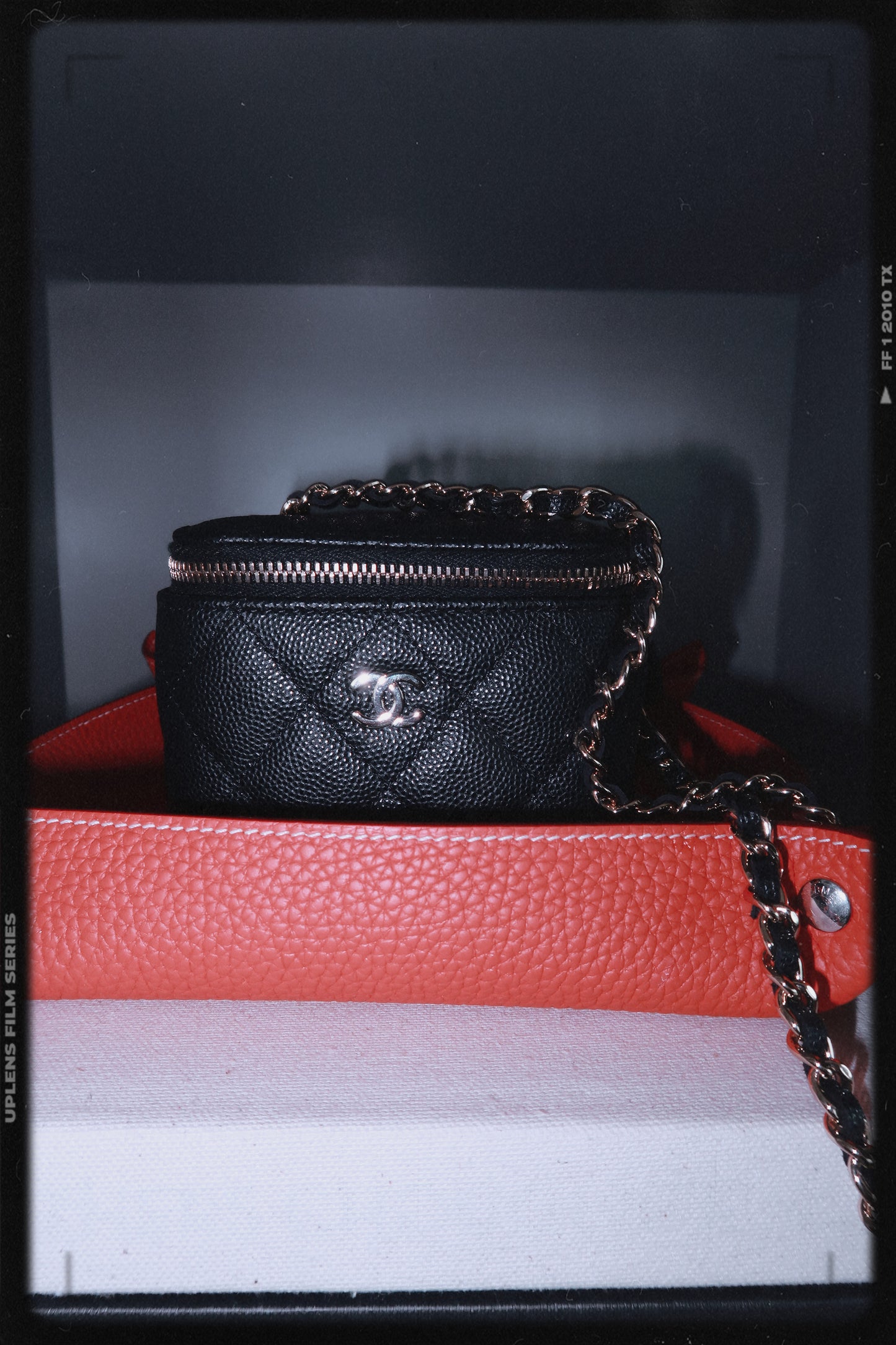 Chanel Vanity Leather Crossbody Bag