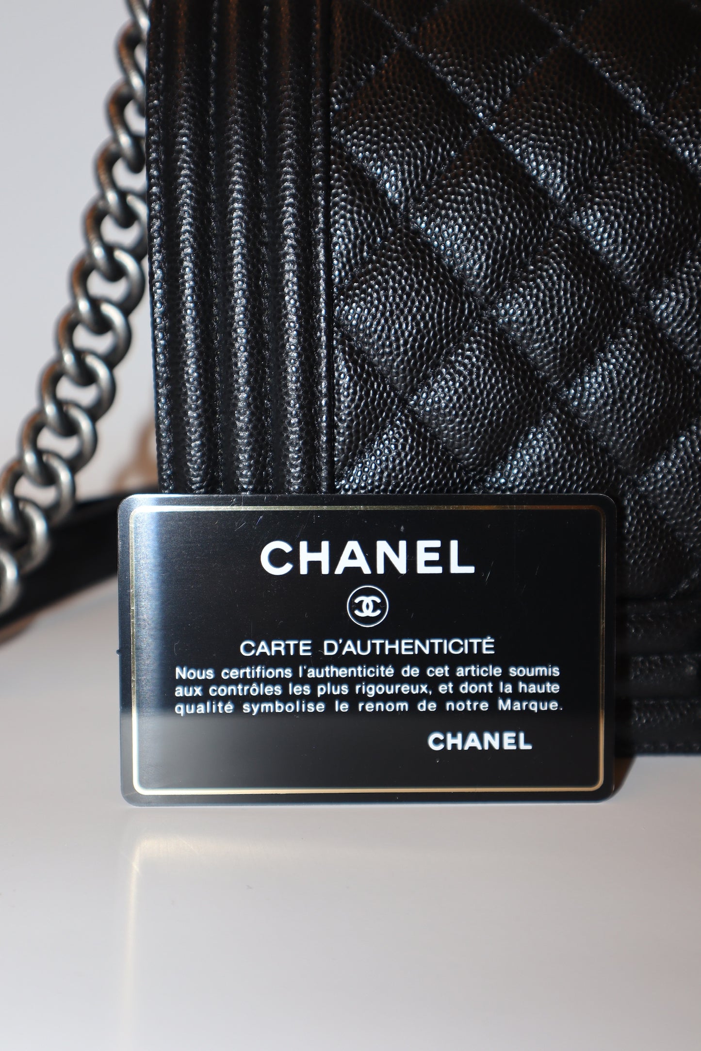 Chanel Caviar Boy Bag