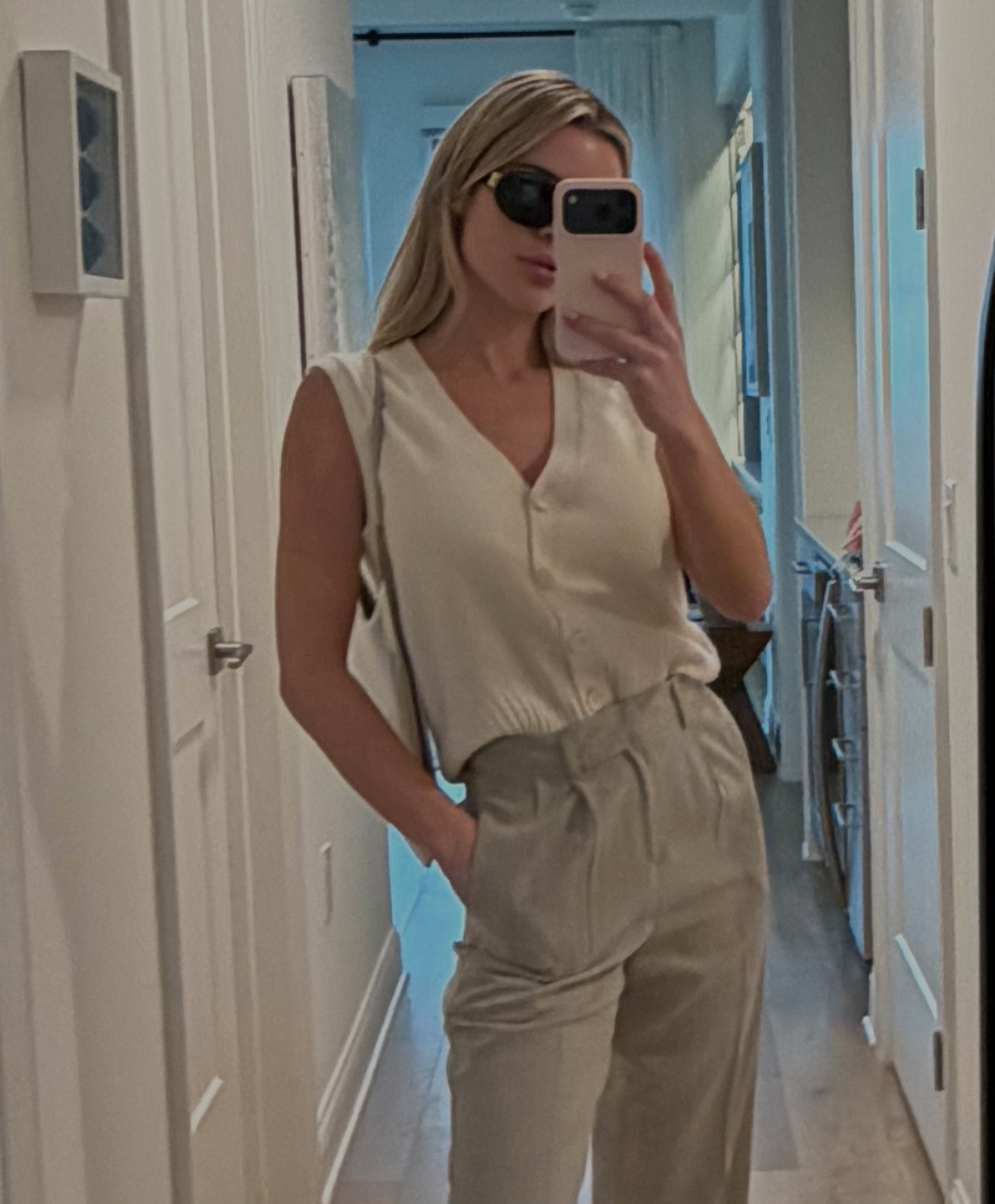 Vince Cashmere Sleeveless Knit