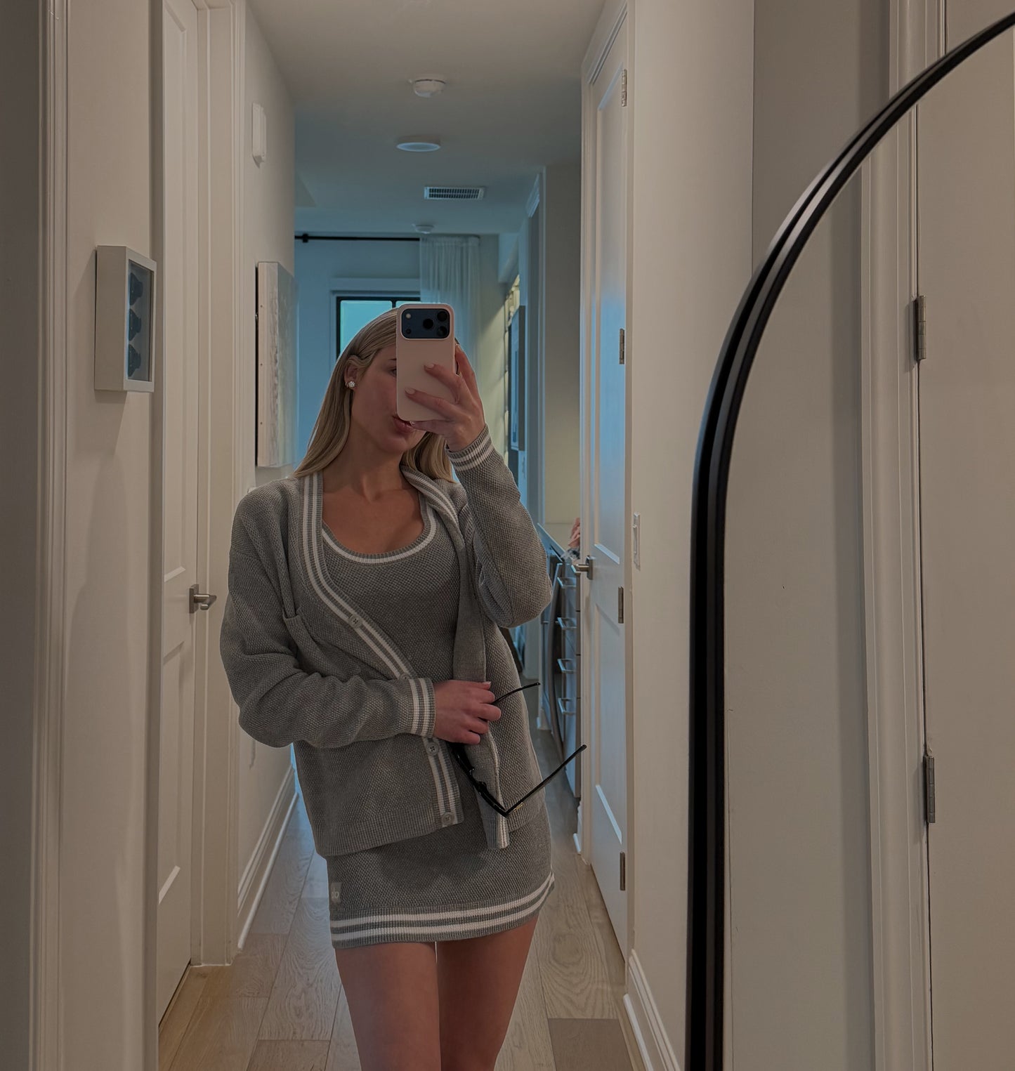 Court Set: ALO Cardi + Tennis Dress