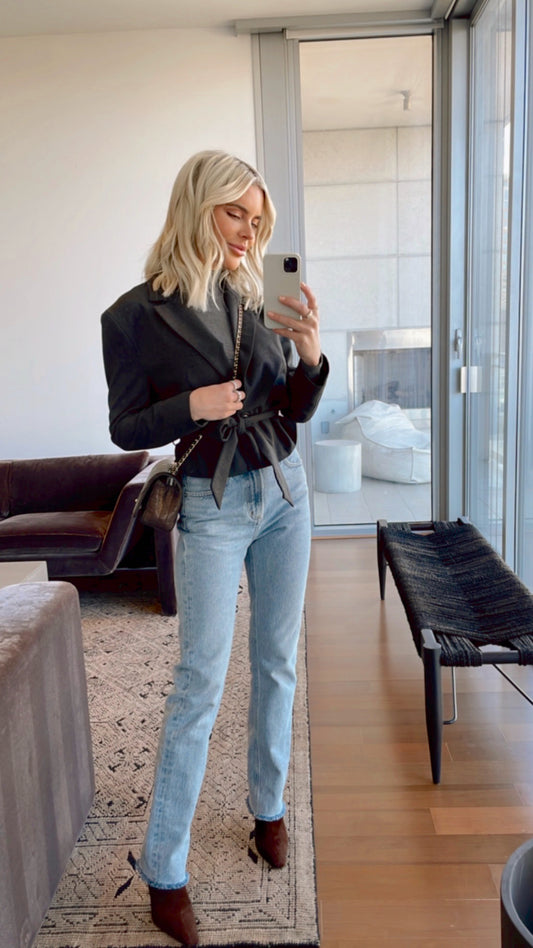 The Belted Blazer