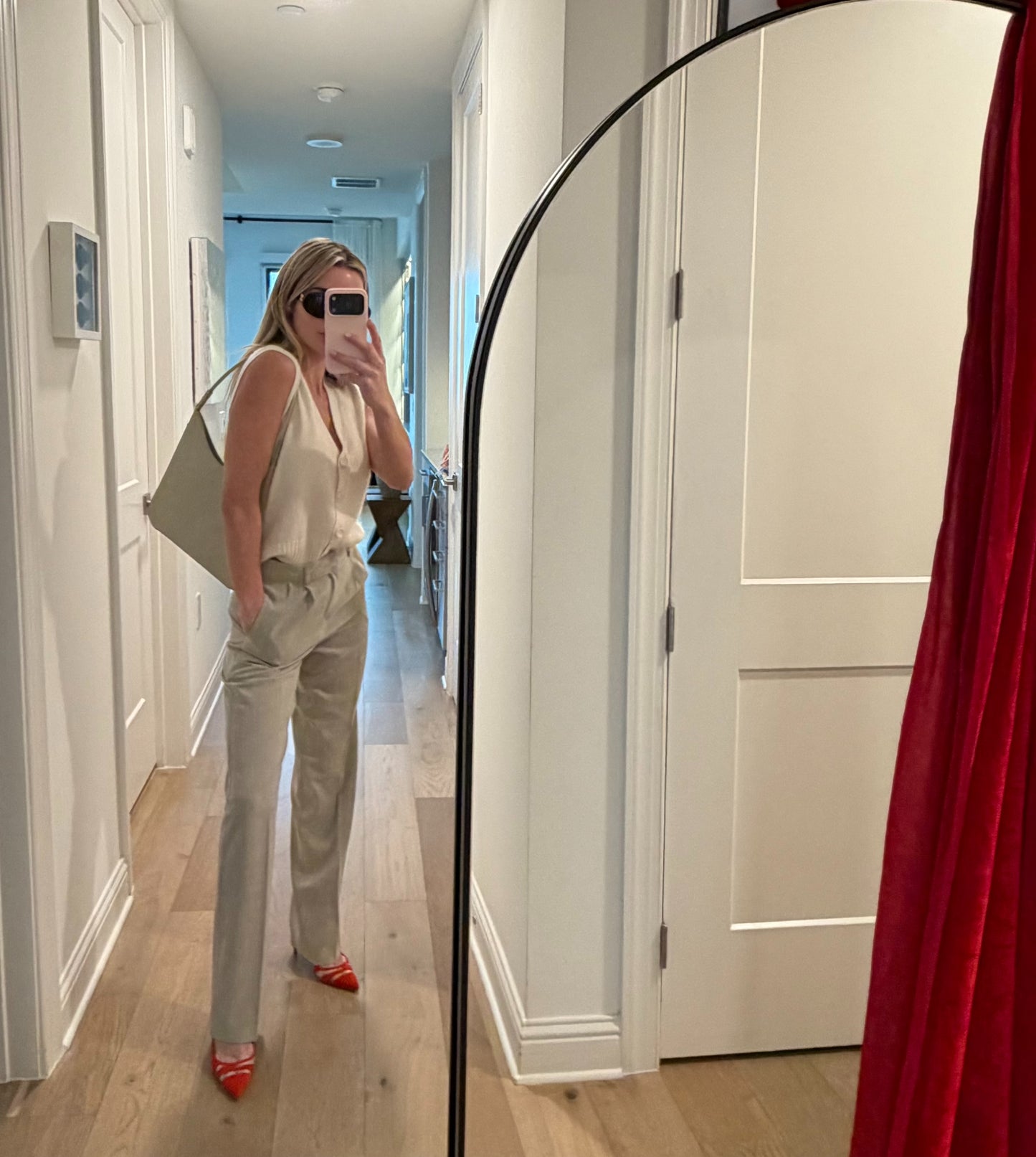 Tailored Cream Trousers