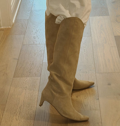 Stuart Weitzman Knee-High Suede Boots