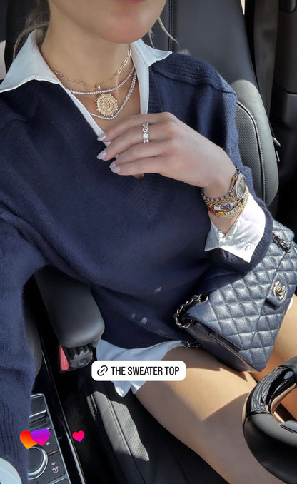 The Layered Sweater Top