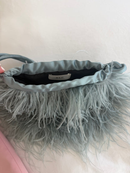 A.L.C. Janie Feather Bag — Slate Blue