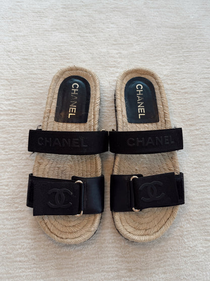 The Chanel Double Strap Espadrille